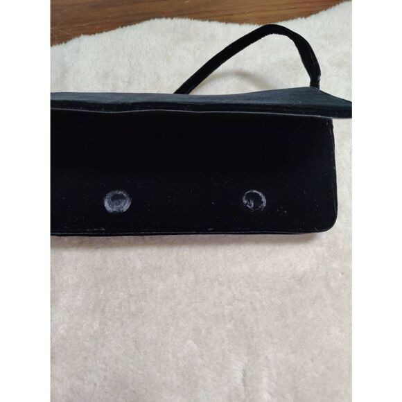 Nordstrom's Basic Black Velvet Clutch with Magnetic Closure, NWOT - Picture 7 of 7